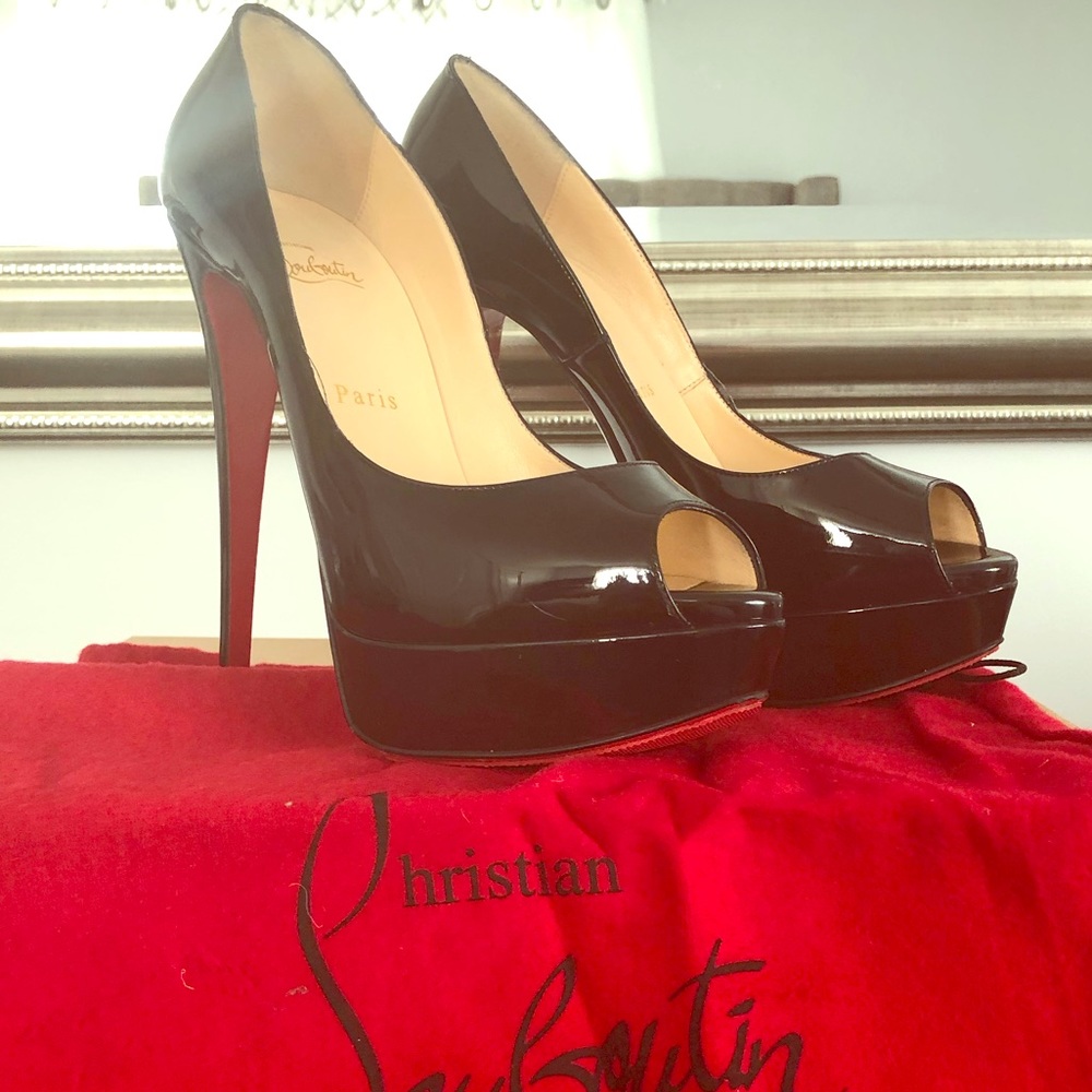 Christian Louboutin Lady Peep Patent Calf 39